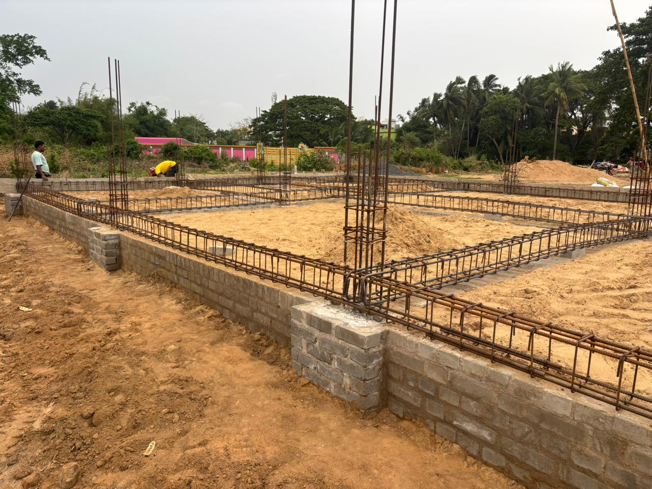 Foundation Trench & Reinforcement